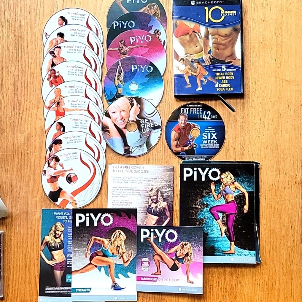 Bundle Workout PiYO Turbo Fire Tony Horton